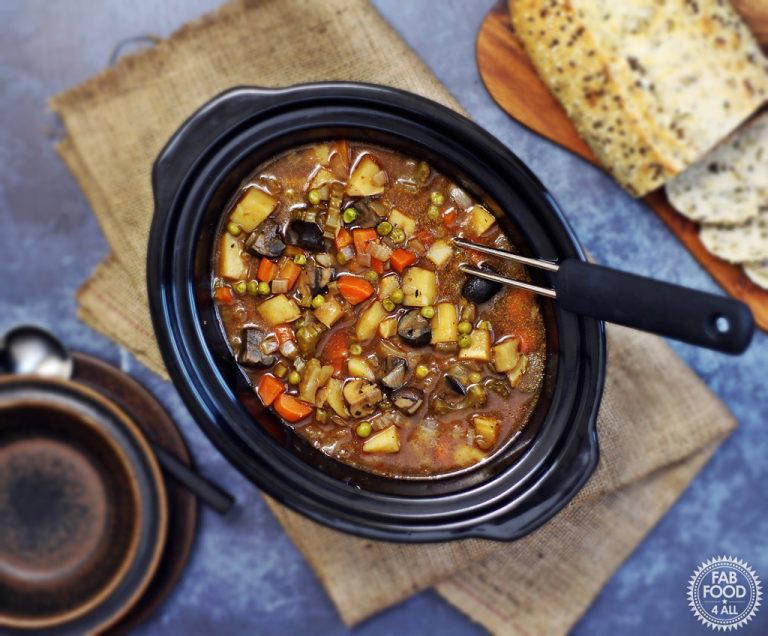 Easy Slow Cooker Vegan Stew
